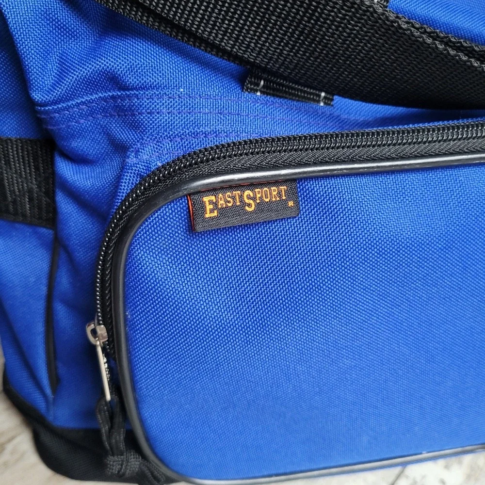 Vintage‎ Eastsport Duffle Bag - Rocket City Gator Club - Blue & Orange